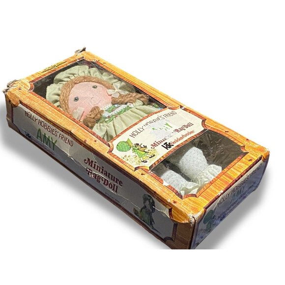 Vintage 1974 Holly Hobbies Amy Knickerbocker Miniature Rag Doll #6250 Original - Picture 5 of 6